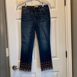 Driftwood Embroidered Jeans